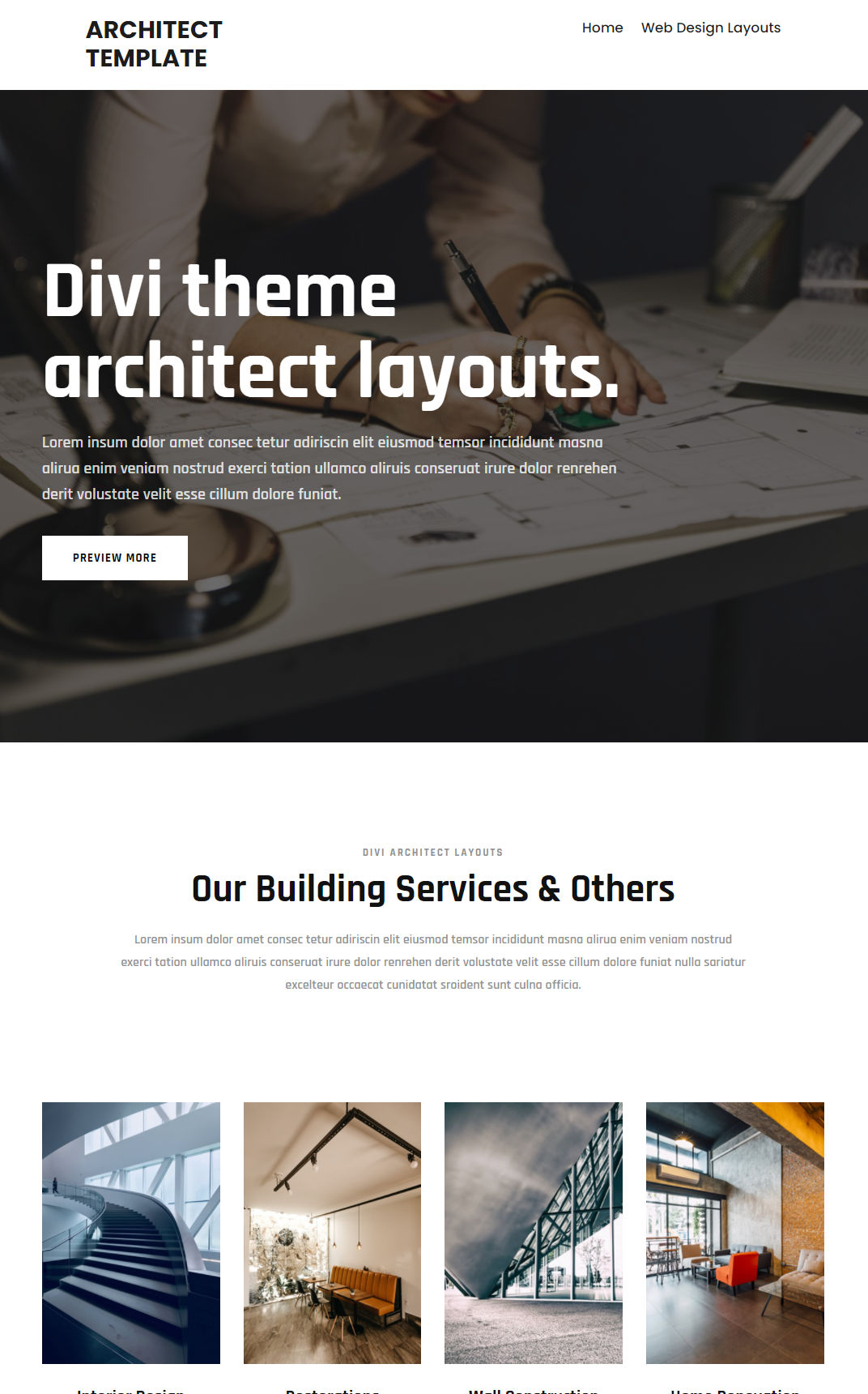 10040 – Architect Website Design