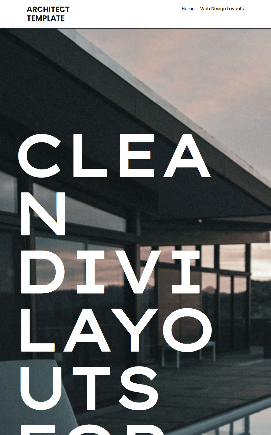 10044 – Architect Website Design