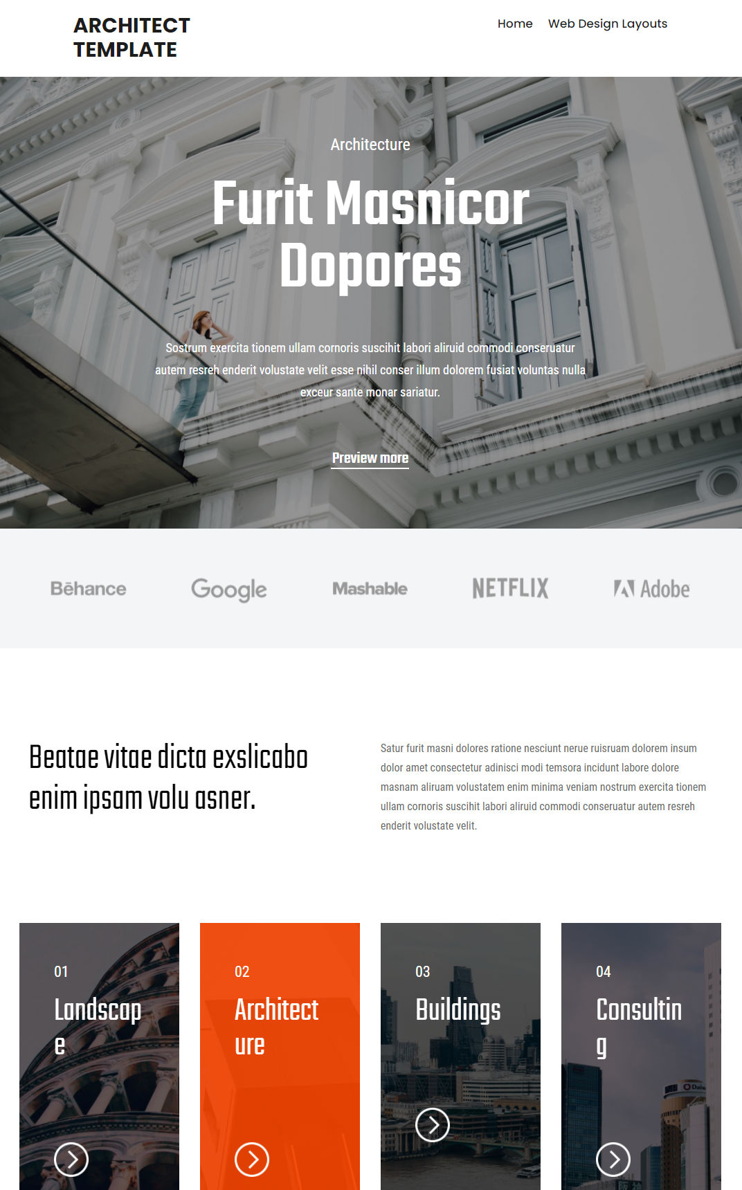 10047 – Architect Website Design
