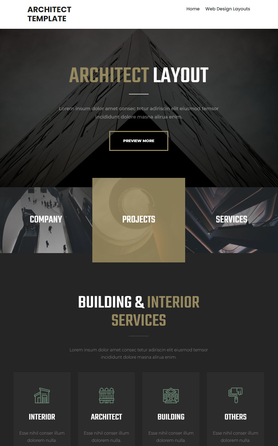 10048 – Architect Website Design