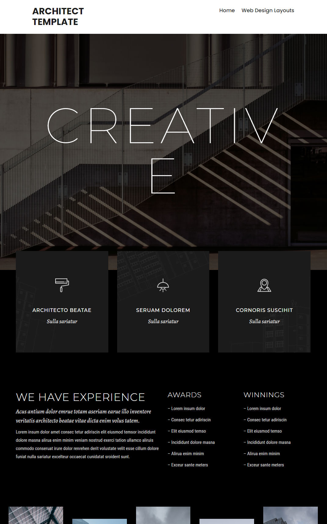 10049 – Architect Website Design