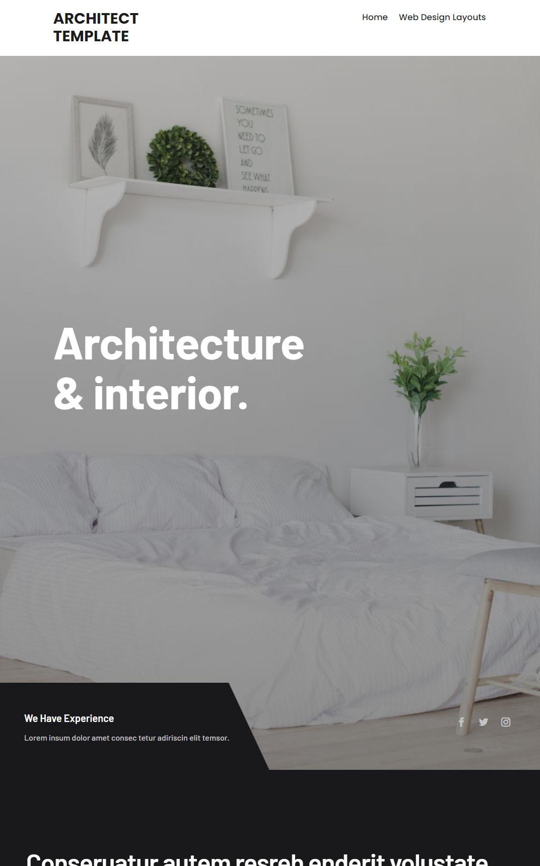 10052 – Architect Website Design