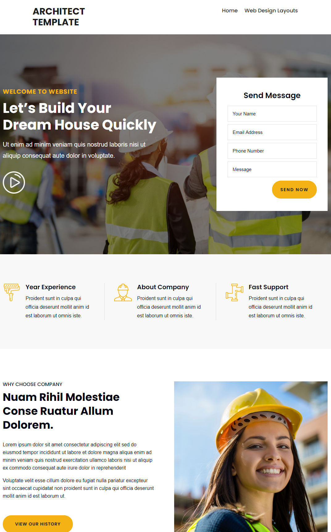 10054 – Architect Website Design