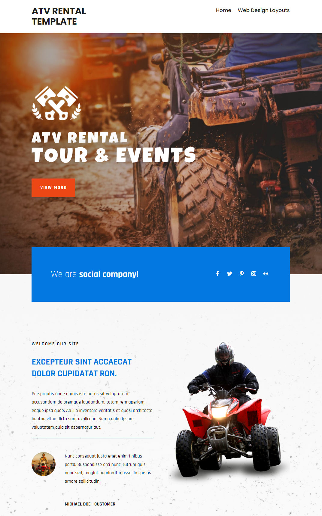10056 – Atv Rental Website Design