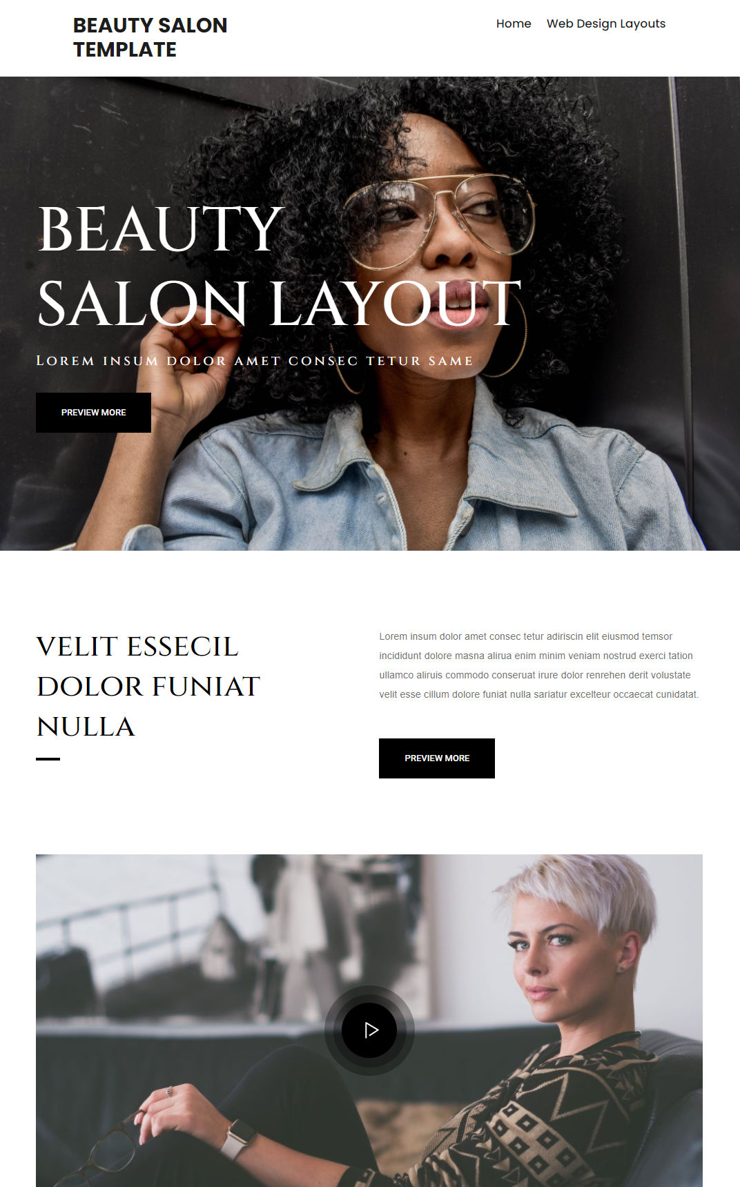 10061 – Beauty Salon Website Design