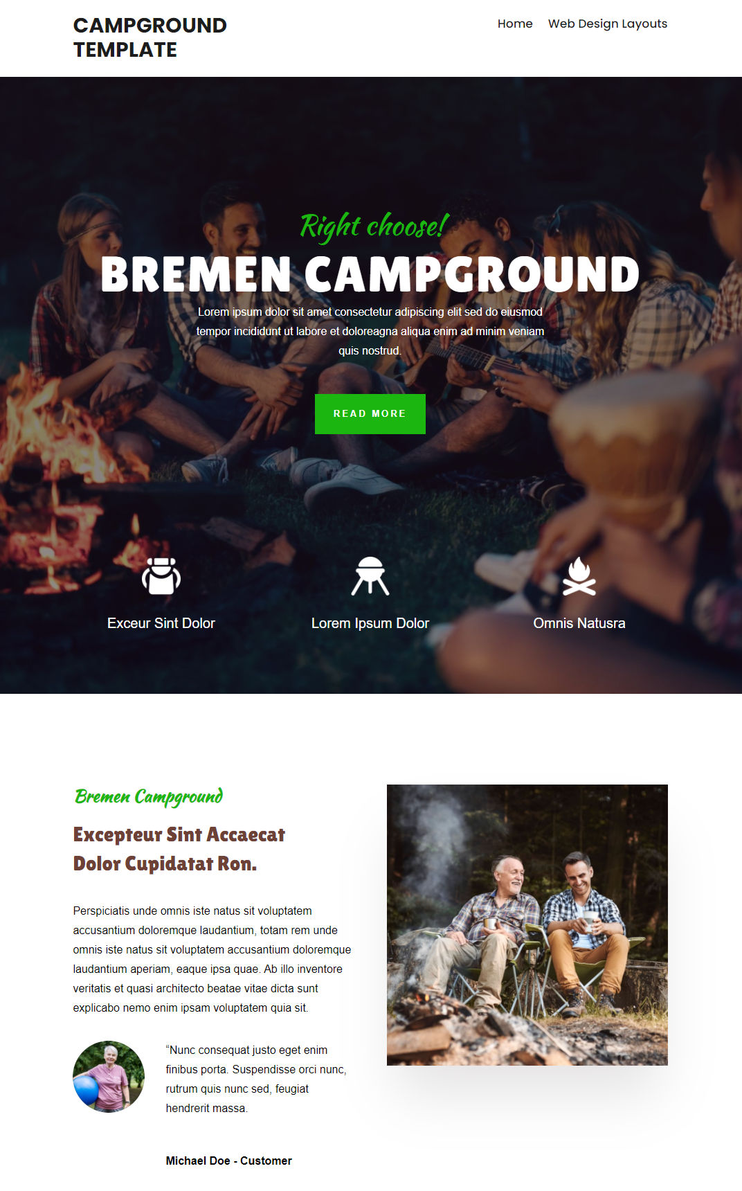 10073 – Campground Website Design