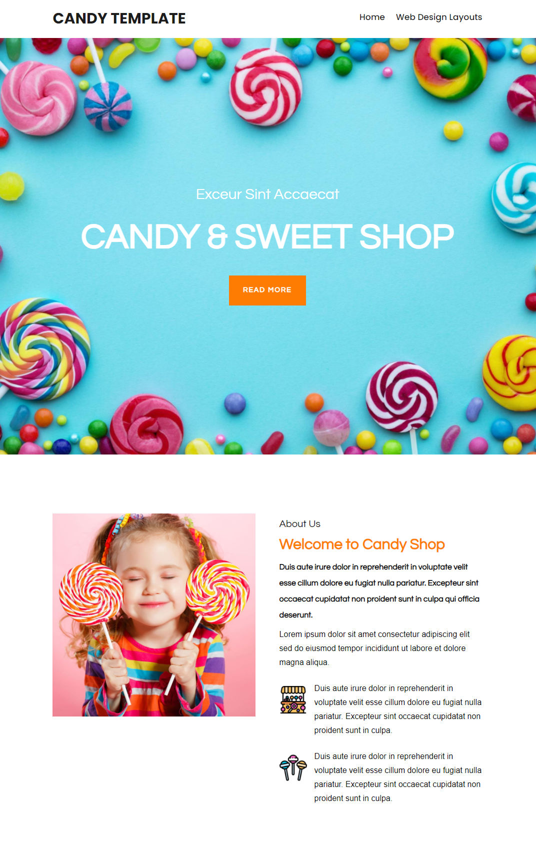 10074 – Candy Website Design