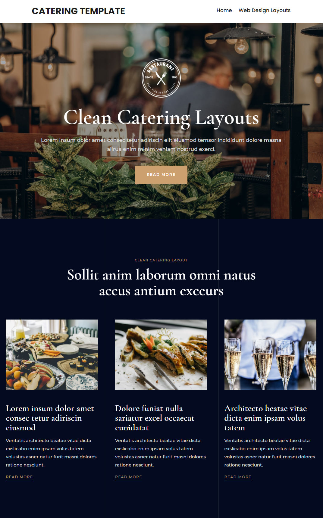 10084 – Catering Website Design