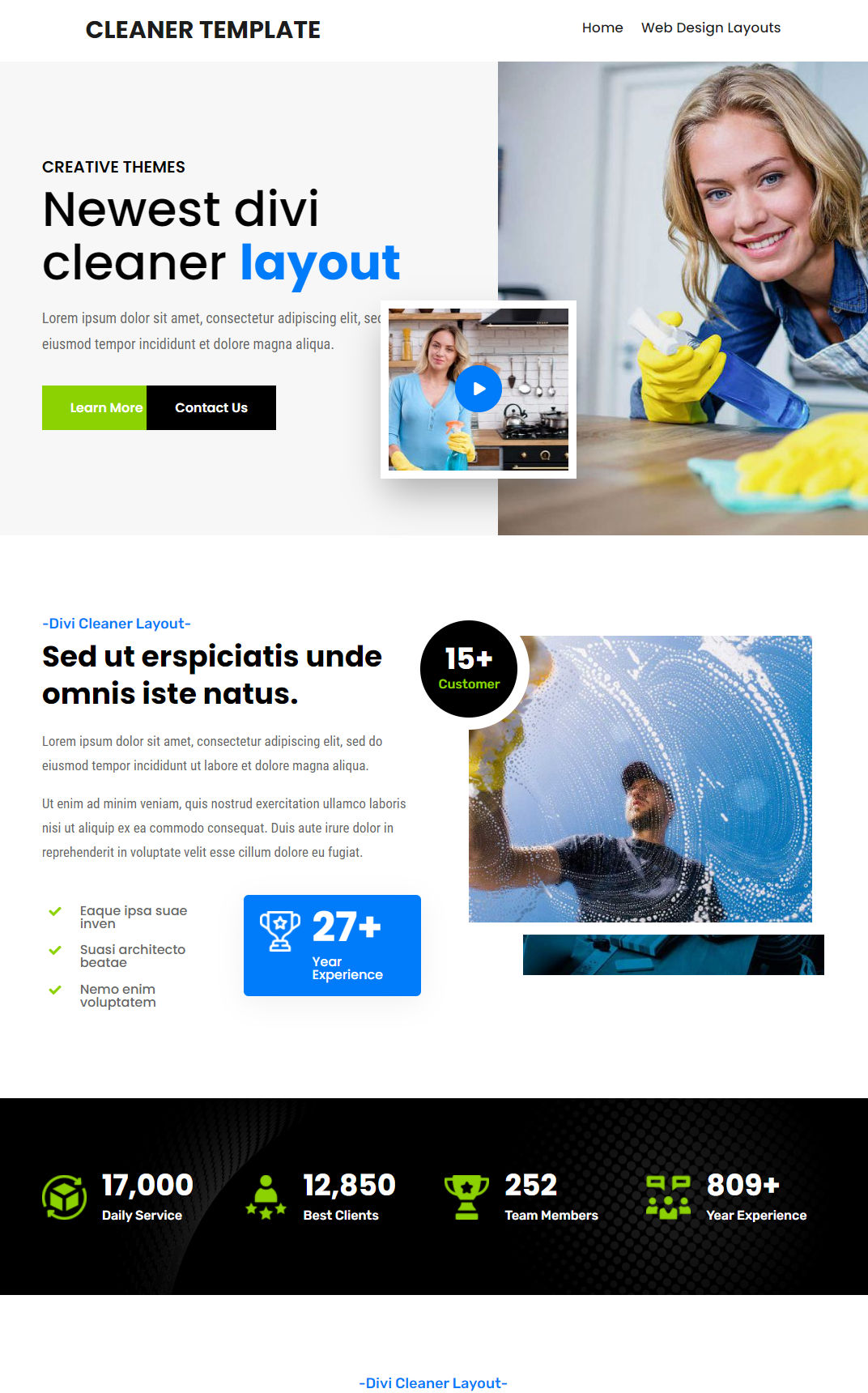10094 – Cleaner Website Design