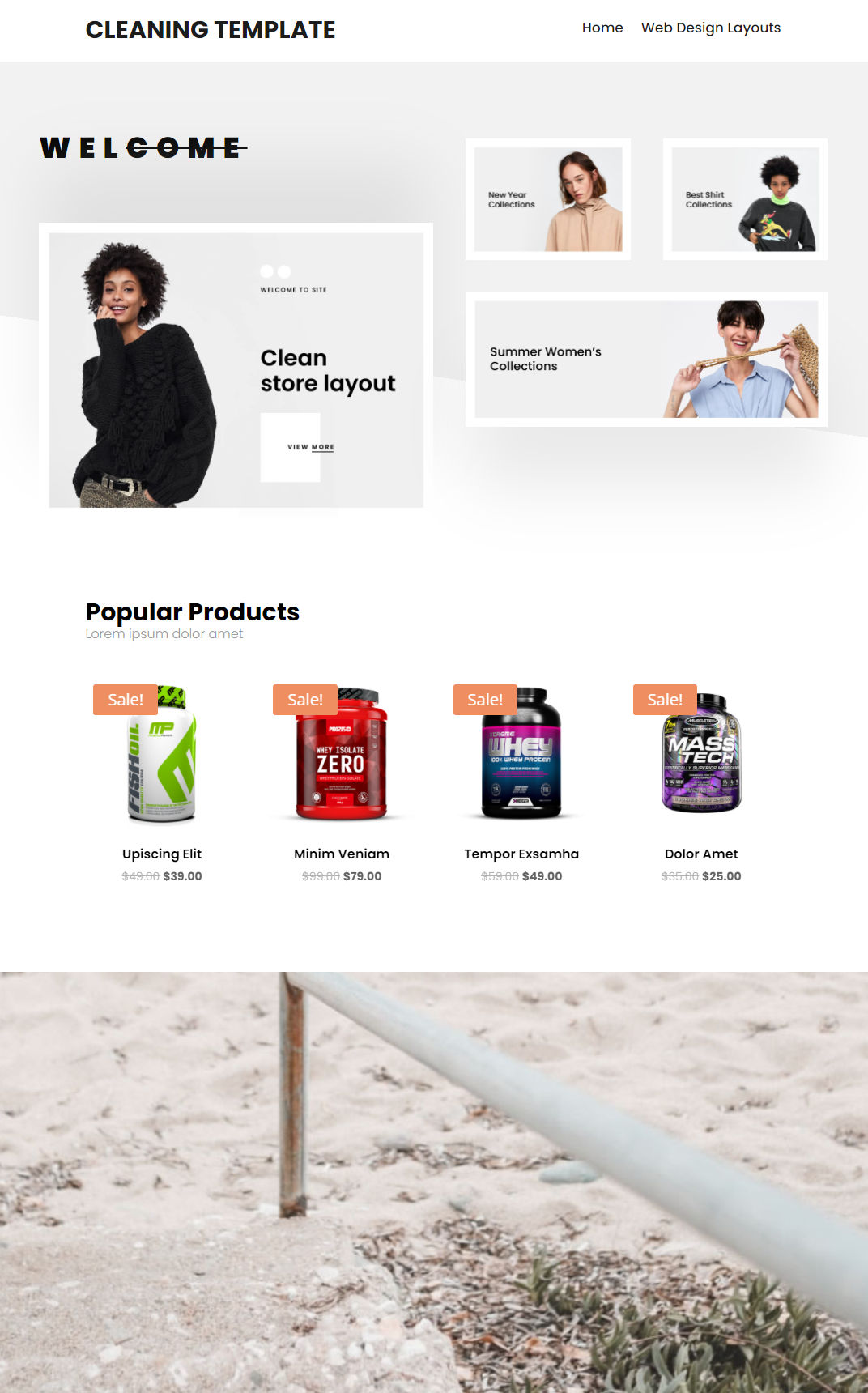 10097 – Clean Store Website Design