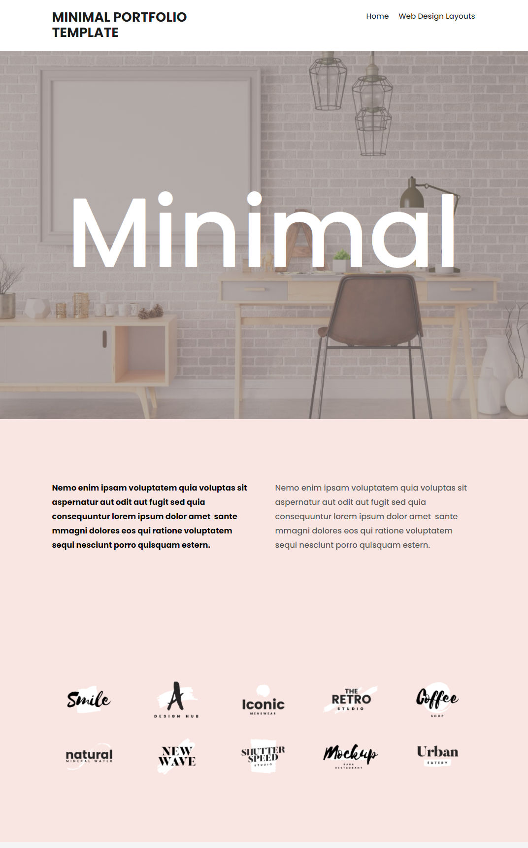 10332 – Minimal Photo Website Design