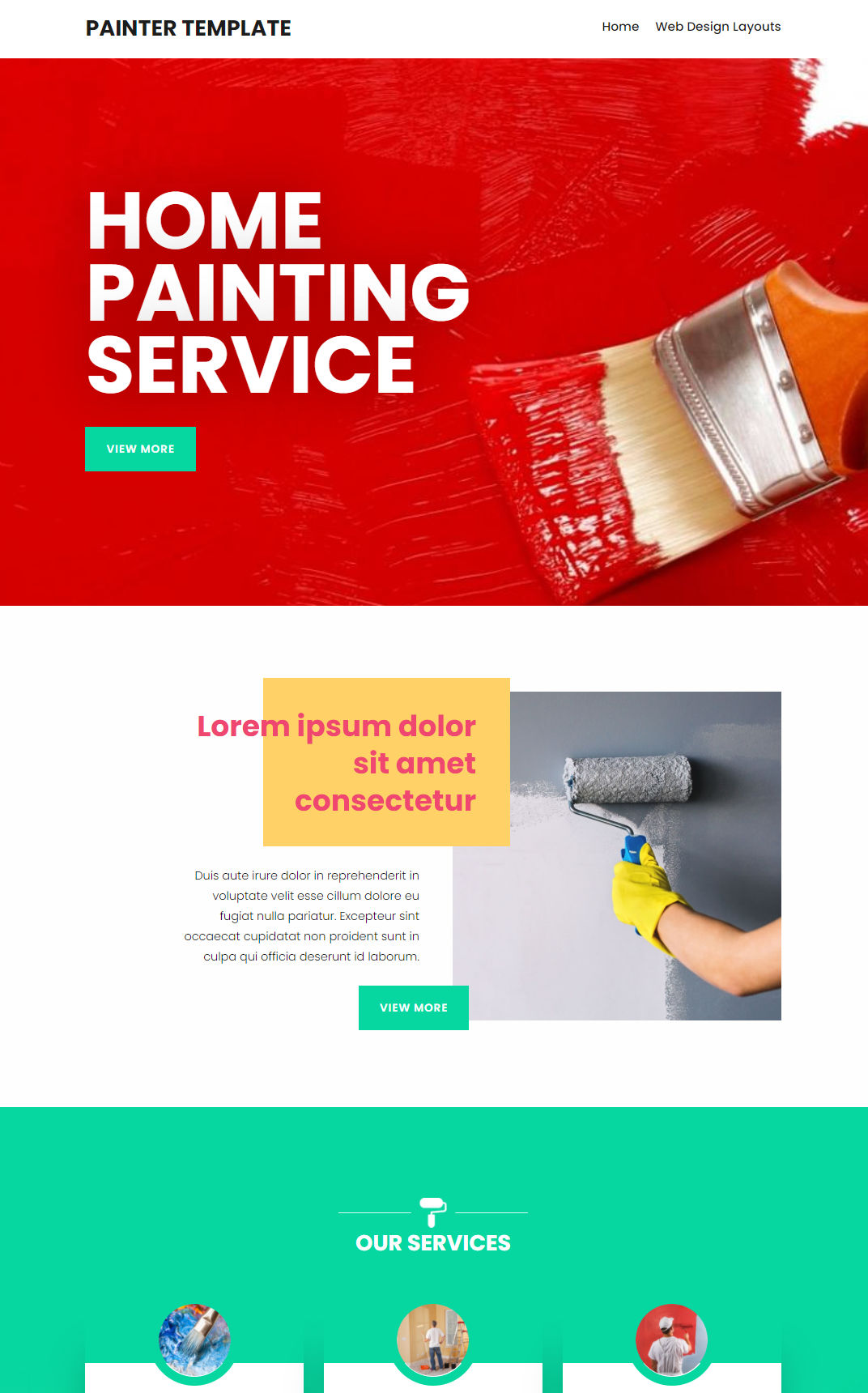 10348 – Painter Website Design