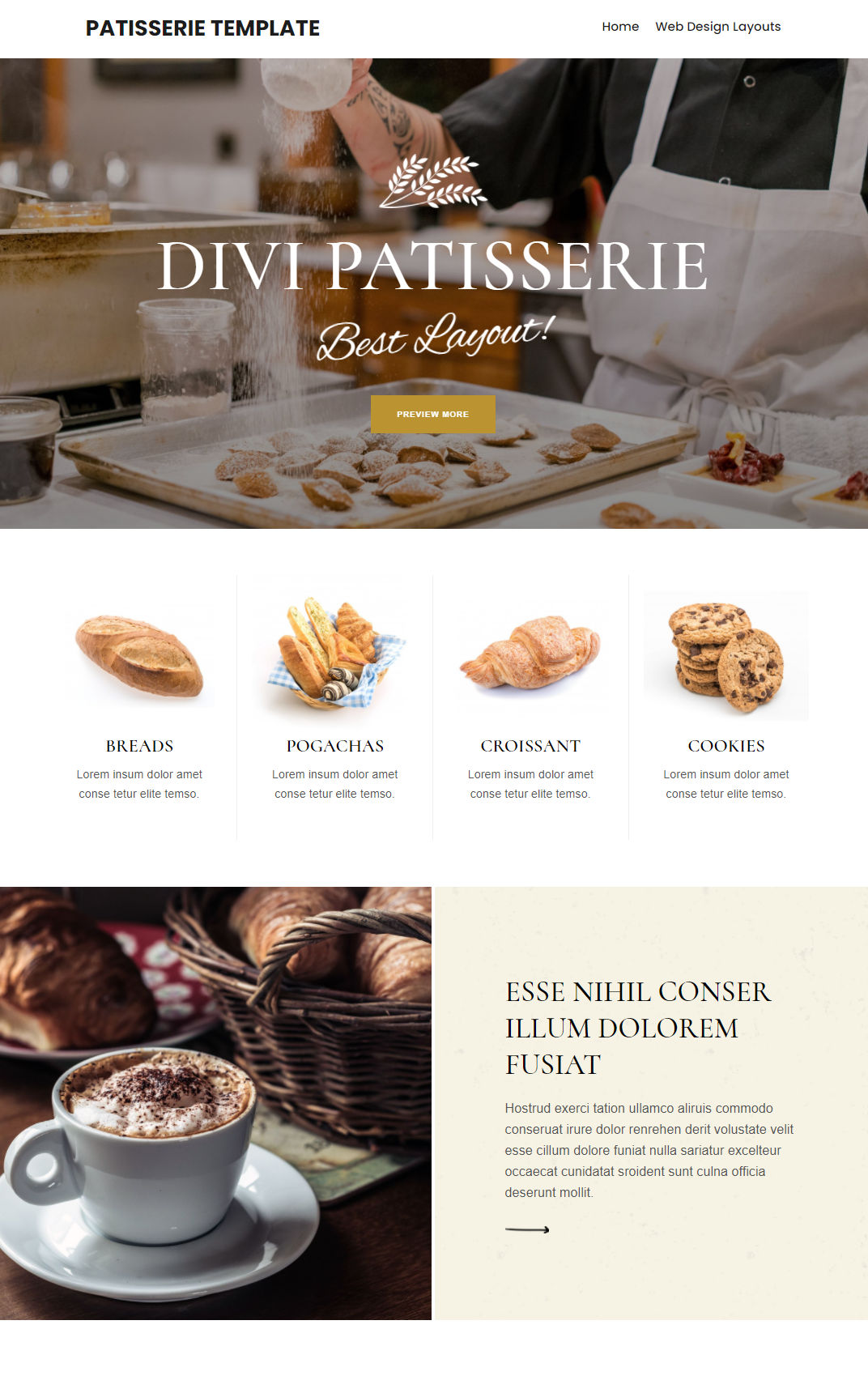 10353 – Patisserie Website Design