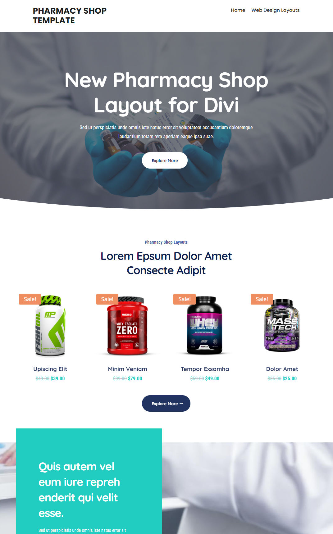 10359 – Pharmacy Shop Website Design