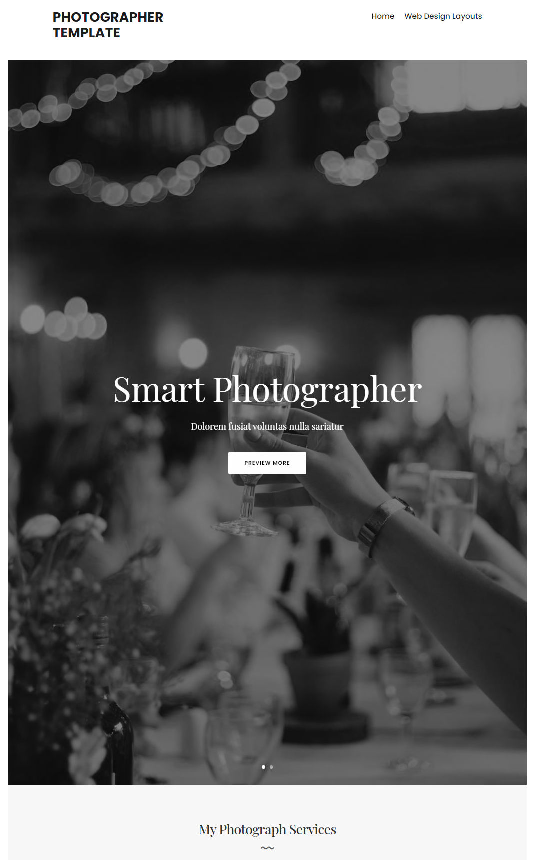 10360 – Photographer Website Design