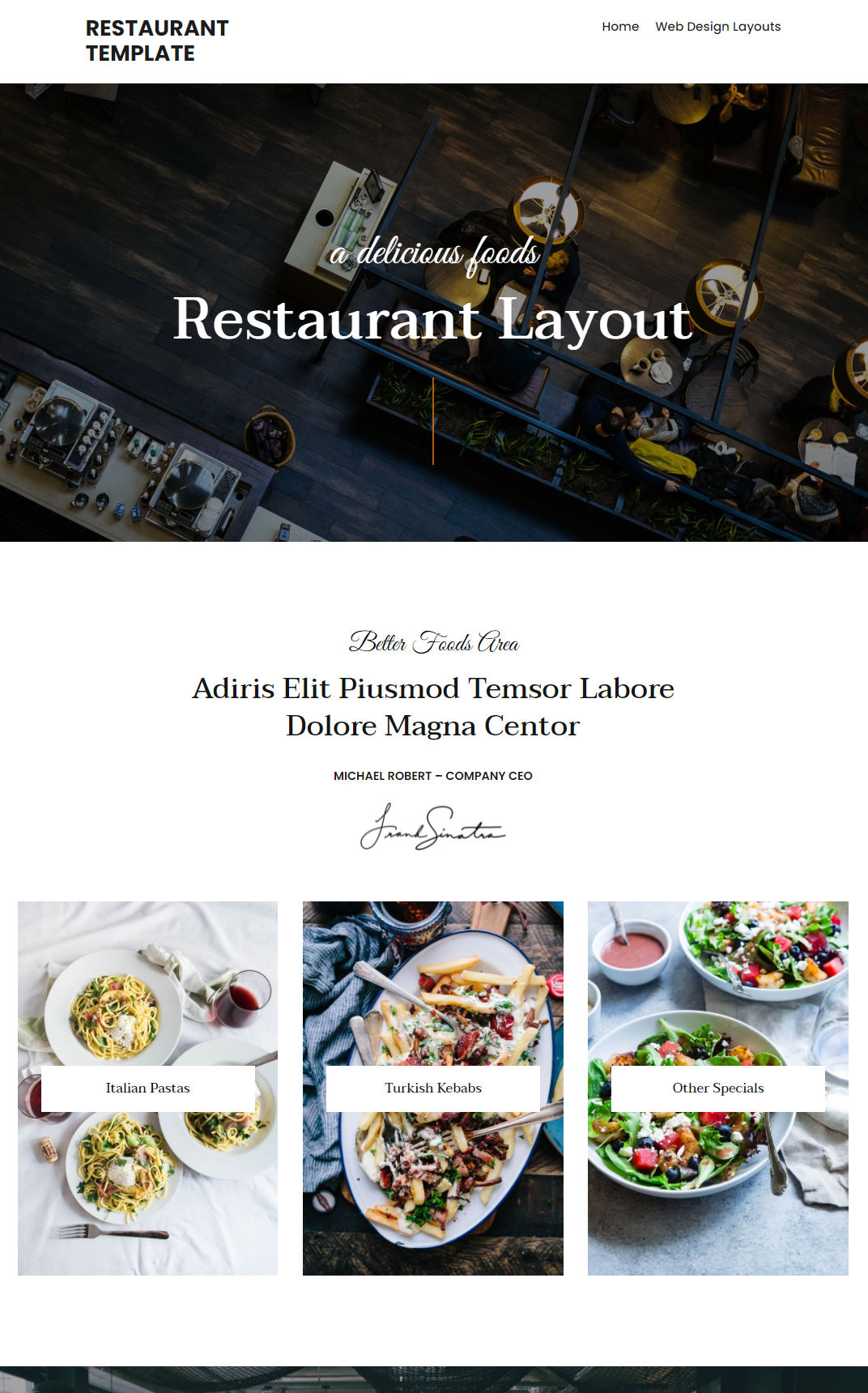 10385 – Restaurant Website Design