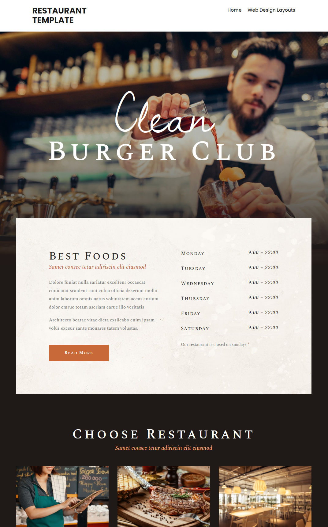 10389 – Restaurant Website Design