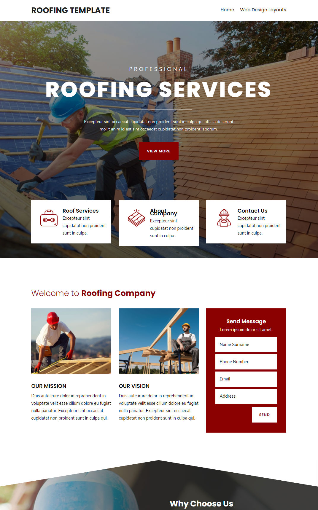 10393 – Roofing Website Design