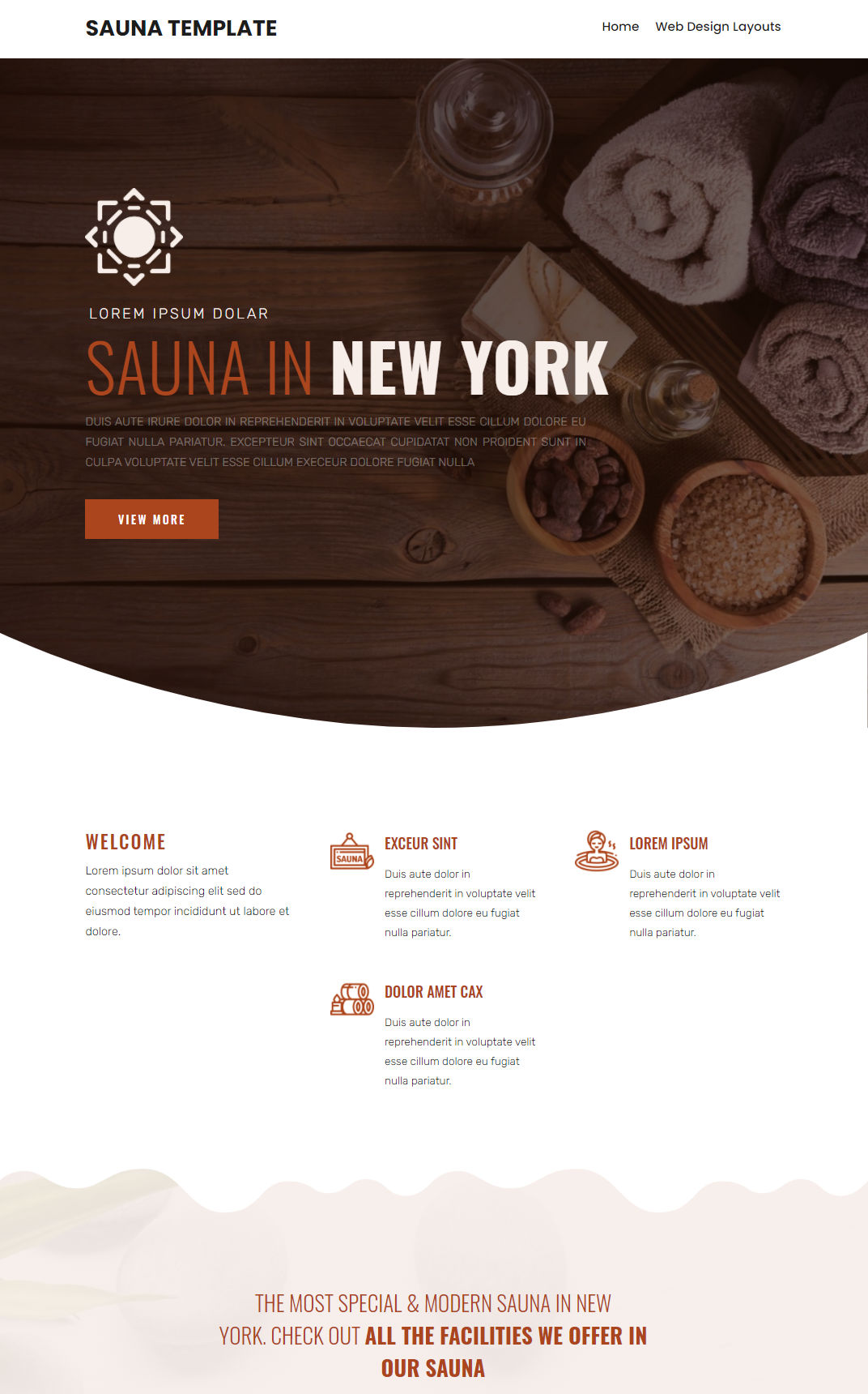 10395 – Sauna Website Design