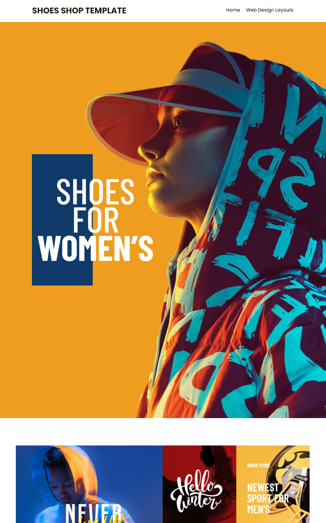 10402 – Shoes Shop Website Design