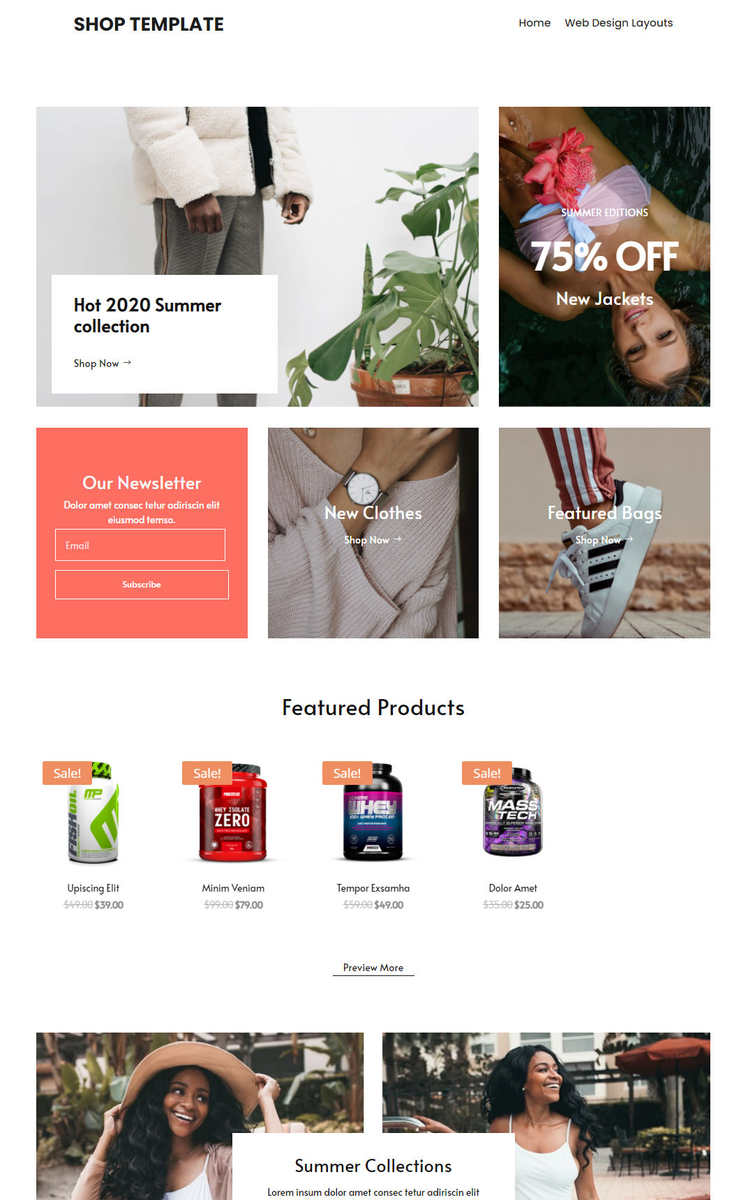 10420 – Shop Website Design