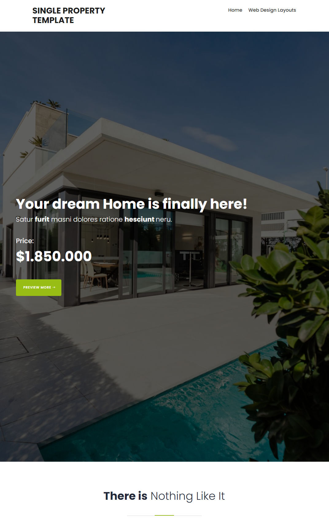 10441 – Single Property Website Design