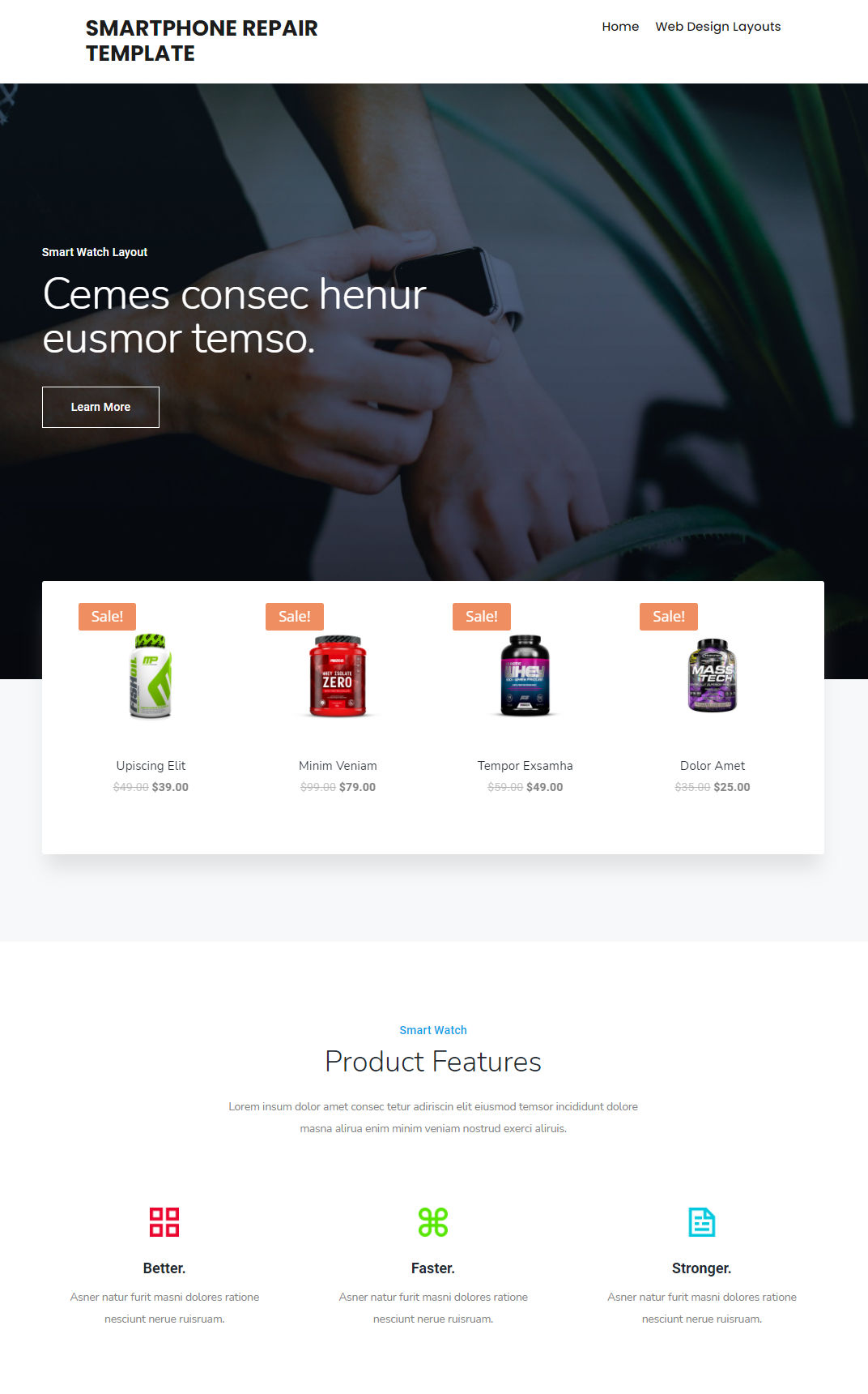 10445 – Smartphone Repair Website Design