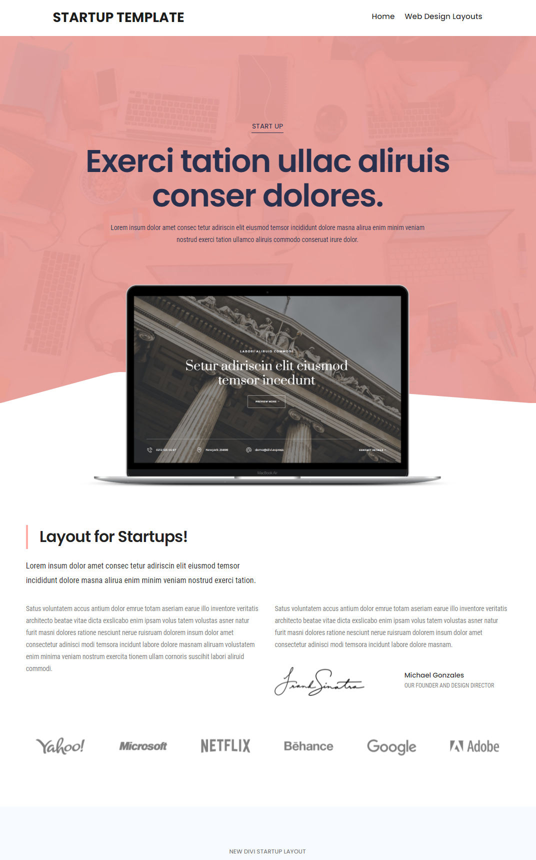 10448 – Startup Website Design