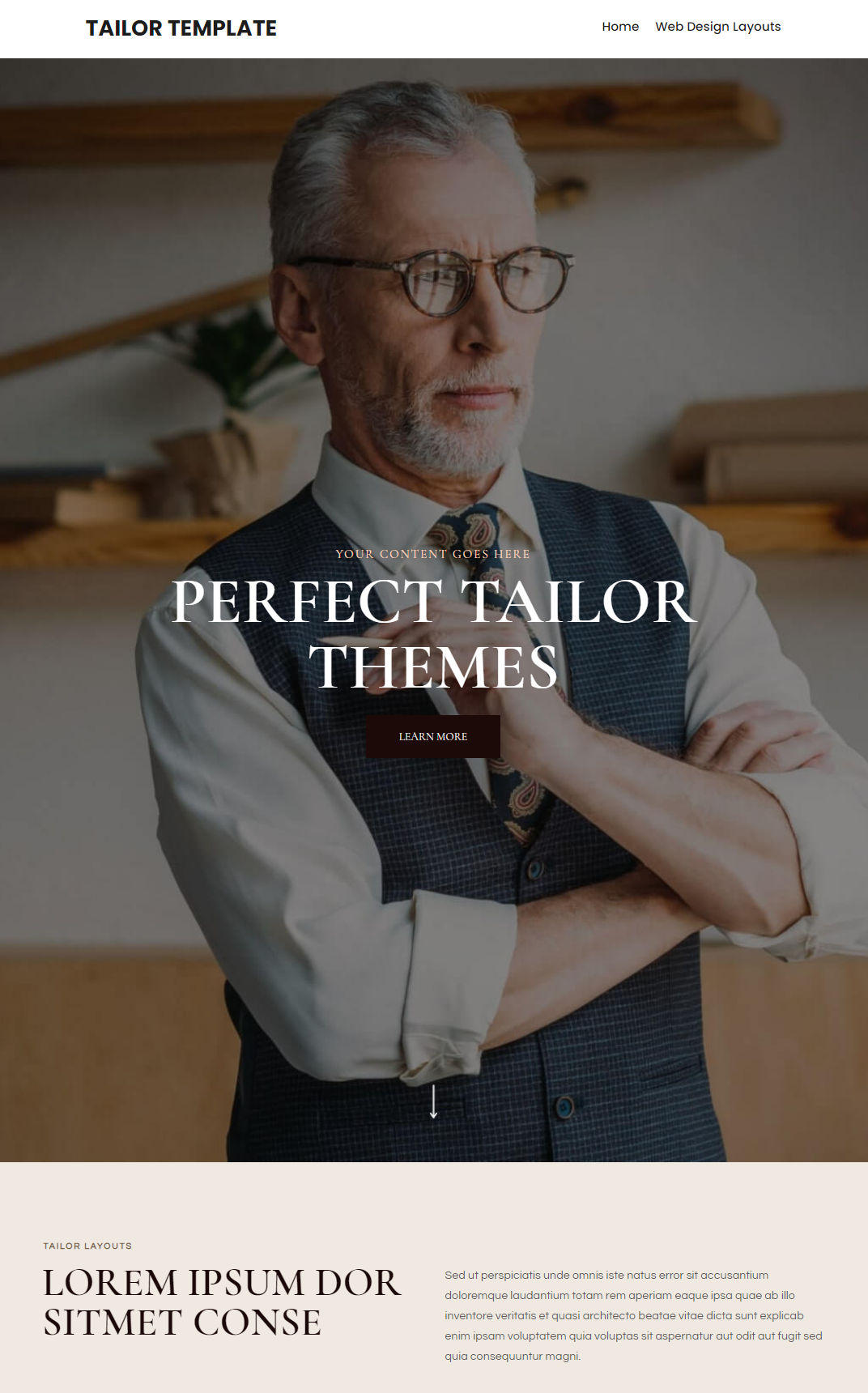 10456 – Tailor Website Design