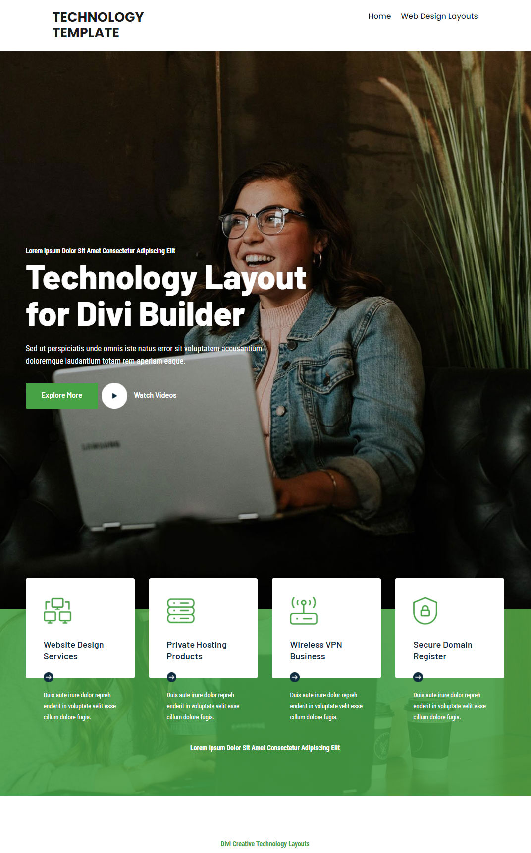 10463 – Technology Website Design