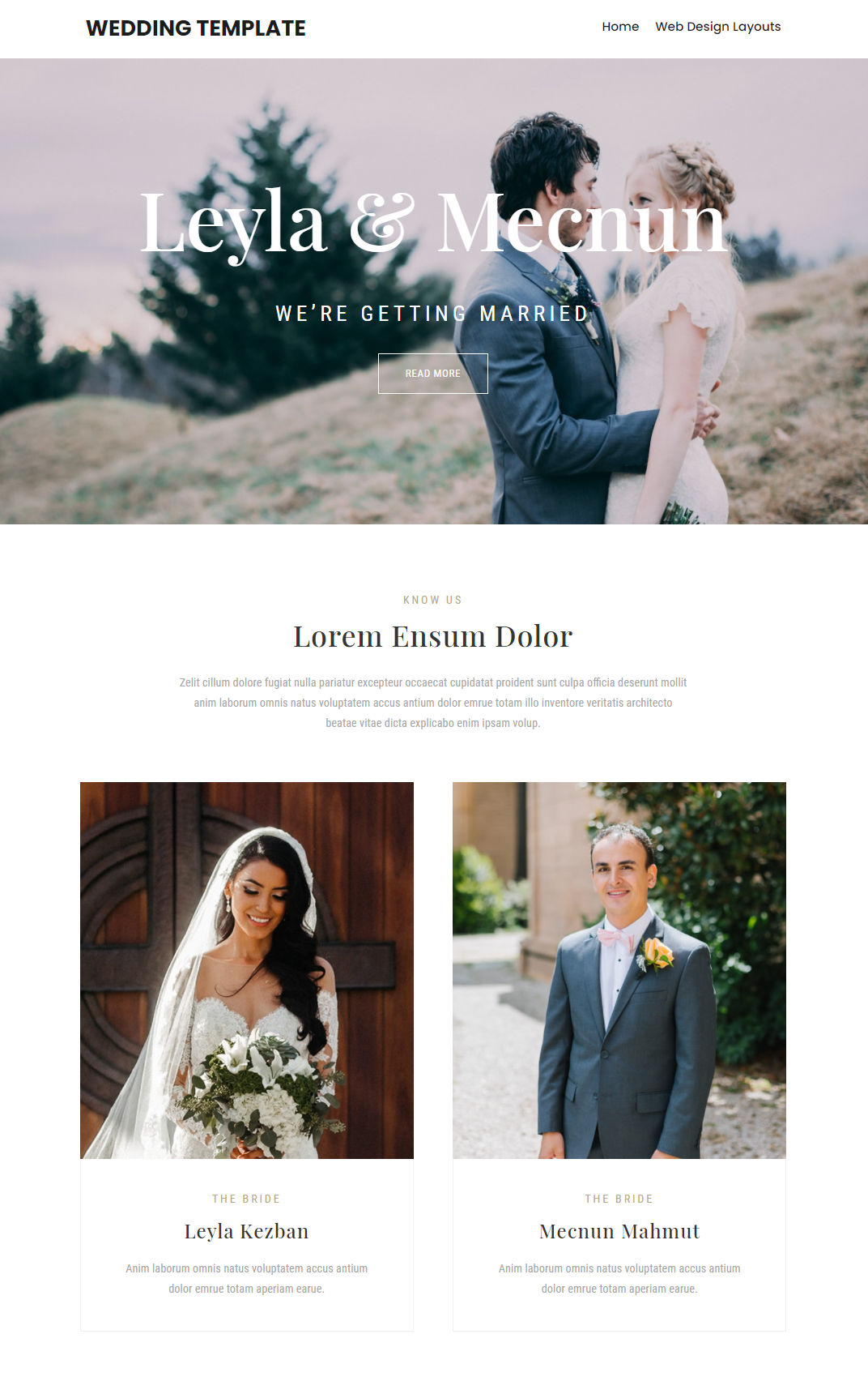 10472 – Wedding Website Design