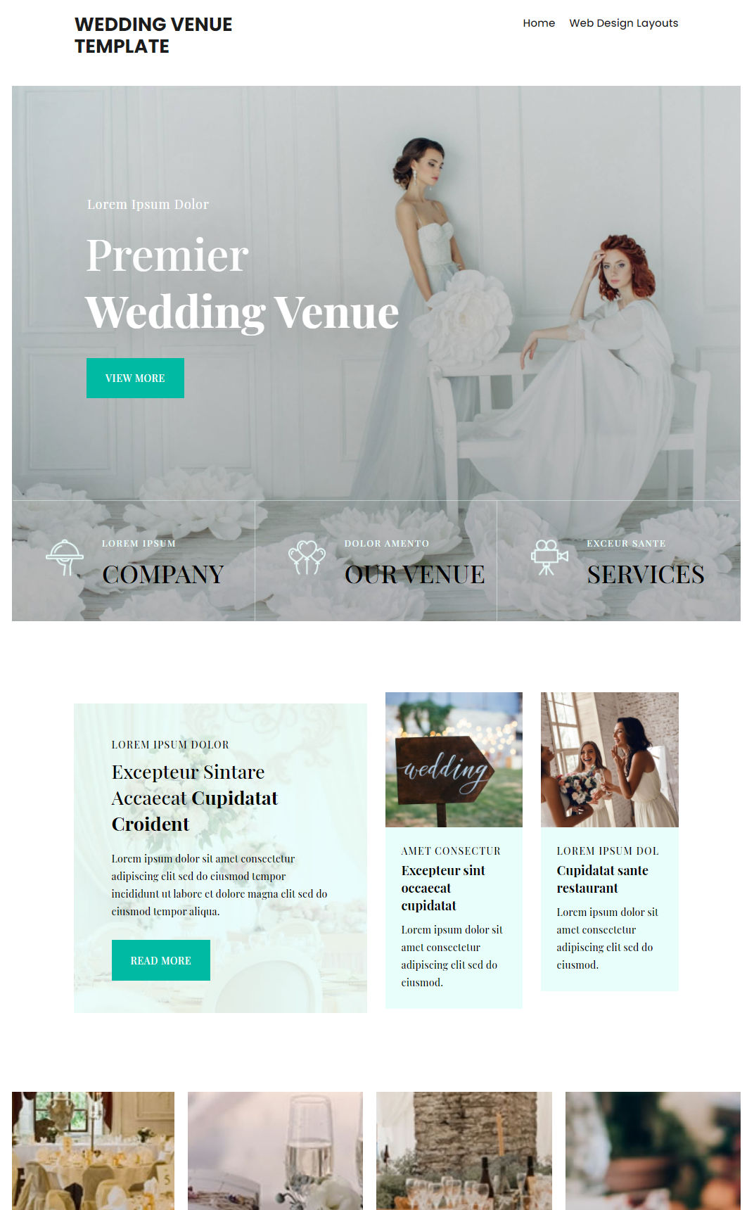 10476 – Wedding Venue Website Design