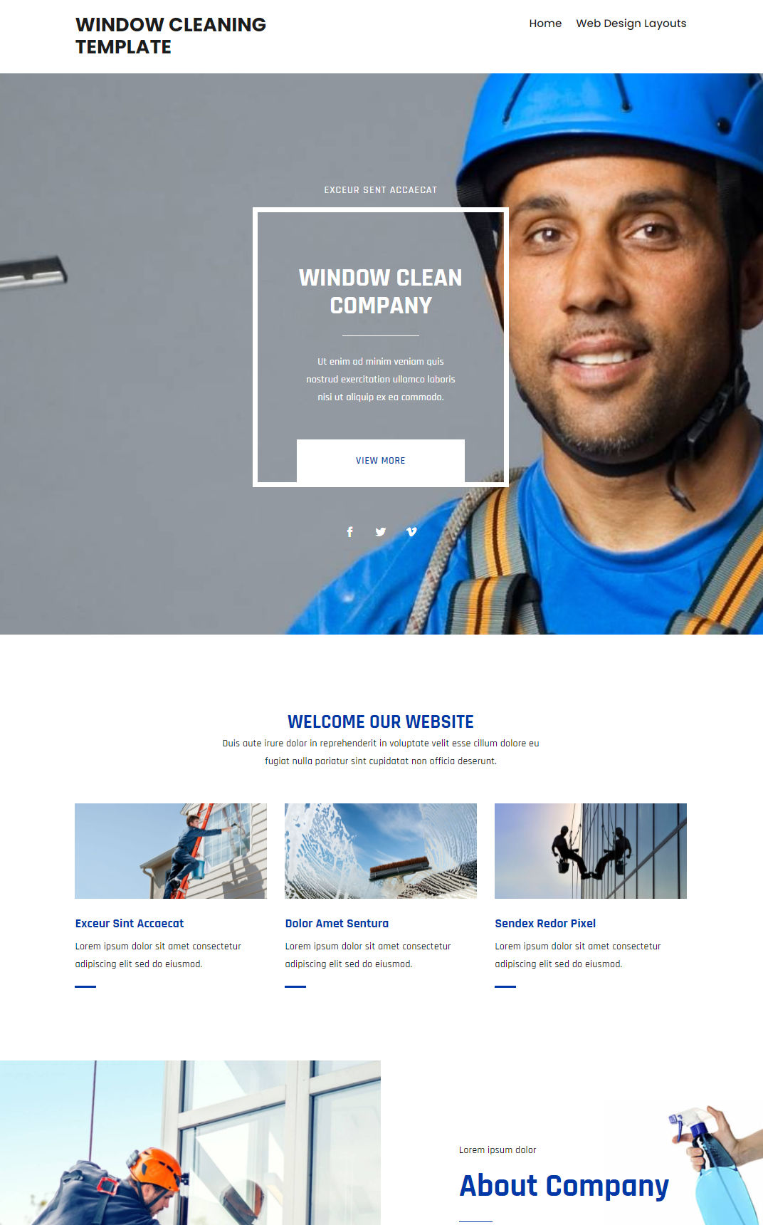 10477 – Window Cleaning Website Design