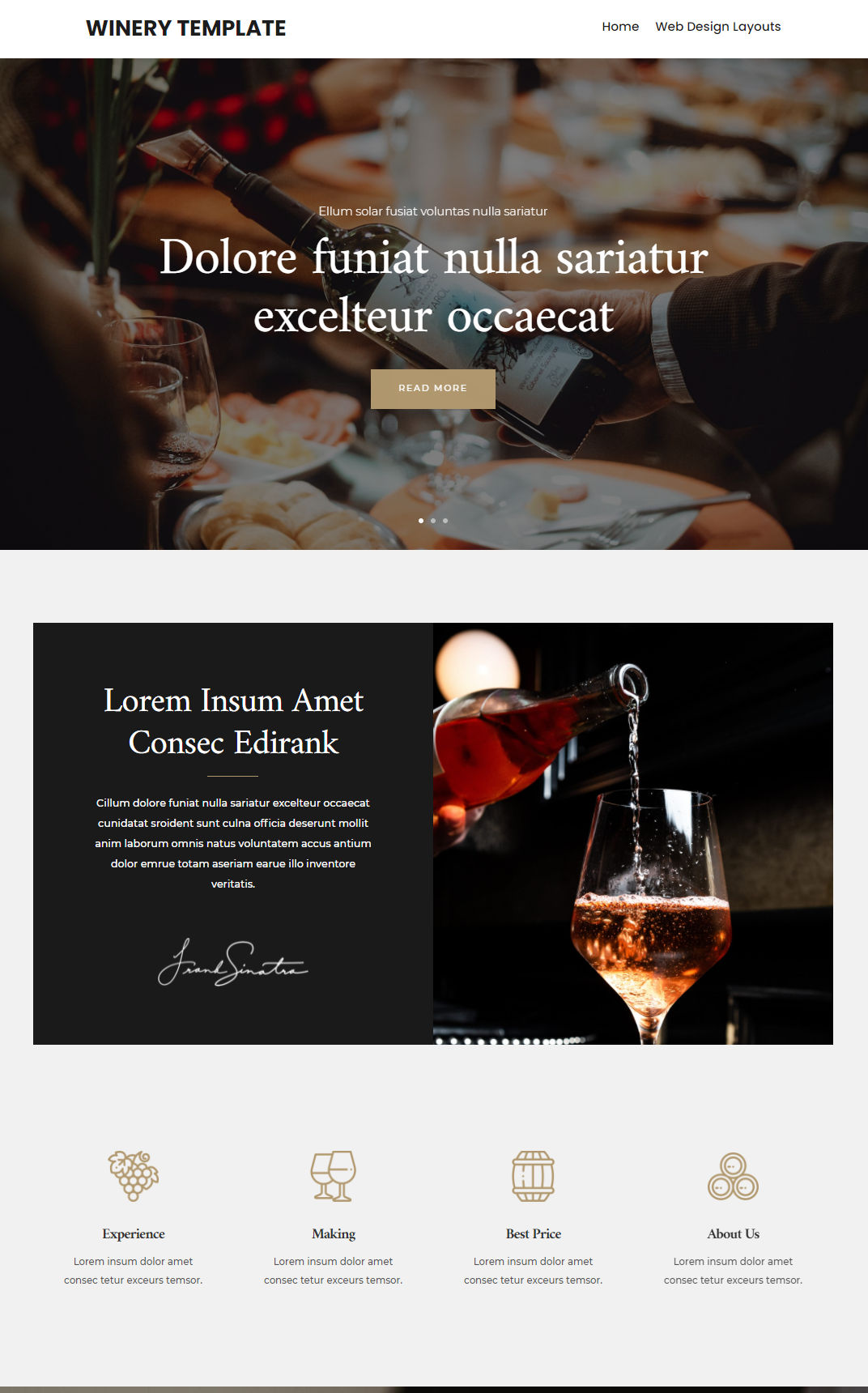 10478 – Winery Website Design