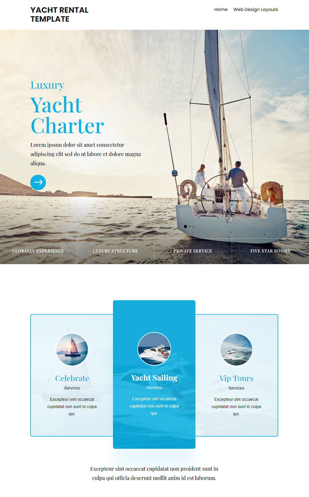 10479 – Yacht Rental Website Design