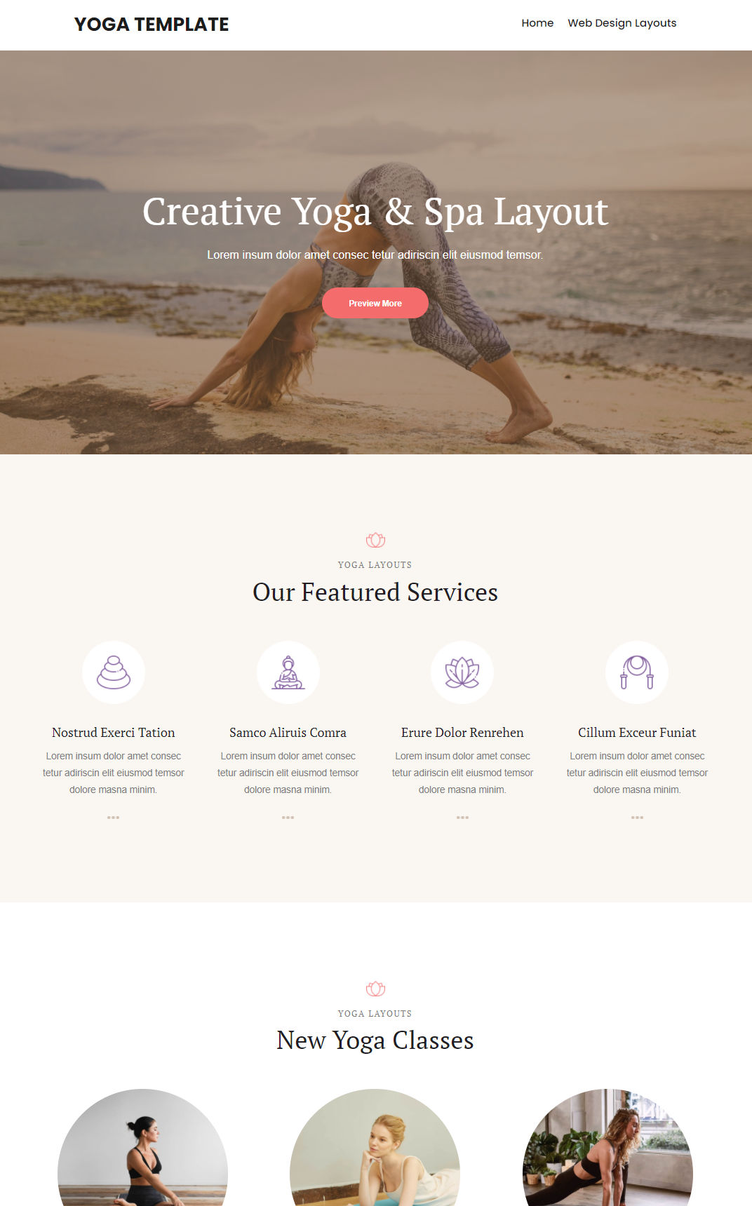 10481 – Yoga Website Design